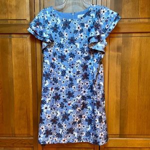 Loft Flutter Sleeve Dress